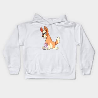 Bingo & Floppy - Bluey Kids Hoodie